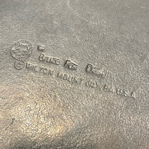 Vintage Wilton Bruce Fox Cast Aluminum Pineapple Tray / Dish Footed - Picture 2 of 2